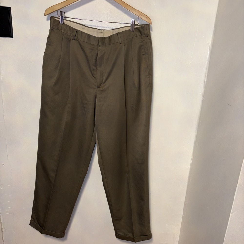 NEW Savane Beige Dress Pants Men's 36x32